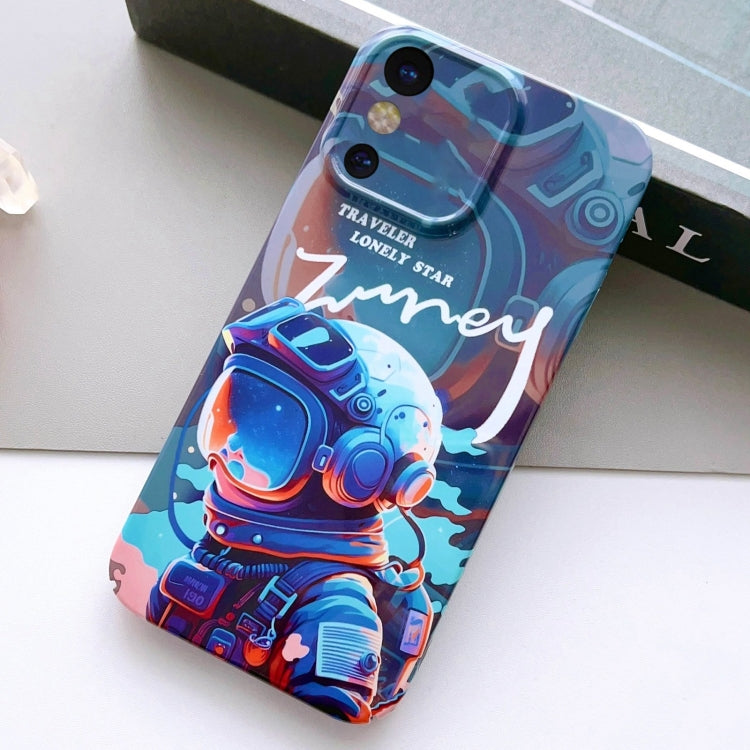 Painted Pattern Precise Hole PC Phone Case, For iPhone X / XS