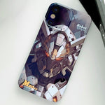 Painted Pattern Precise Hole PC Phone Case, For iPhone X / XS