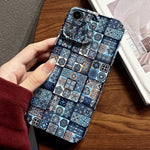 Painted Pattern Precise Hole PC Phone Case, For iPhone XR