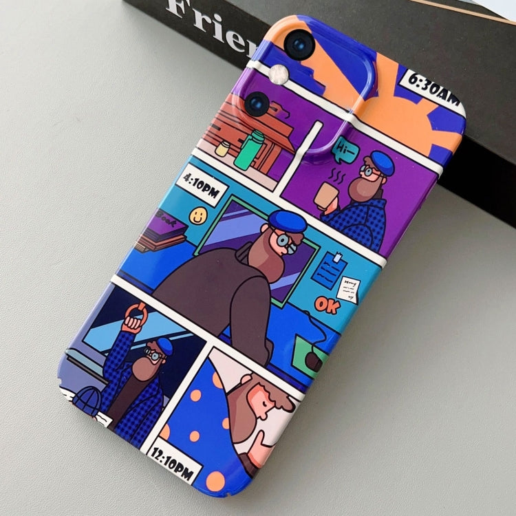 Painted Pattern Precise Hole PC Phone Case, For iPhone XS Max