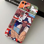 Painted Pattern Precise Hole PC Phone Case, For iPhone 8 Plus / 7 Plus
