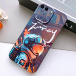 Painted Pattern Precise Hole PC Phone Case, For iPhone 8 Plus / 7 Plus