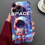 Painted Pattern Precise Hole PC Phone Case, For iPhone 15 Pro