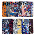 Painted Pattern Precise Hole PC Phone Case, For iPhone 14