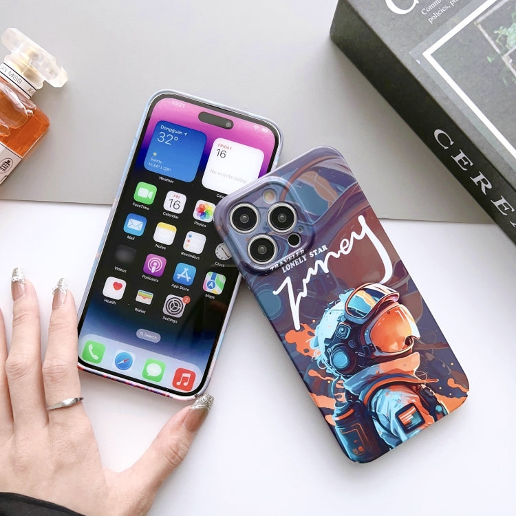 Painted Pattern Precise Hole PC Phone Case, For iPhone 13