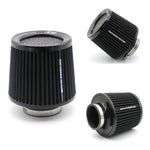 XH-UN077-079 Car High Flow Cold Cone Engine Air Intake Filter, 63mm, 76mm, 89mm, 101mm