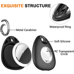 ปลอก TPU กันน้ำ กันตก กันหาย 2 ชิ้น สำหรับ AirTag รุ่นที่ 2 / AirTag รุ่นที่ 1