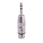 อะแดปเตอร์ LZ1179 6.35 มม. 1/4 TRS ตัวผู้เป็น XLR 3 พิน ตัวเมีย, LZ1179