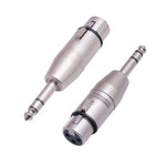 อะแดปเตอร์ LZ1179 6.35 มม. 1/4 TRS ตัวผู้เป็น XLR 3 พิน ตัวเมีย, LZ1179