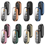 Full Coverage TPU Electroplating Watch Protective Cover, For Xiaomi Mi Band 8 / 9 Ceramic / 10 Ceramic