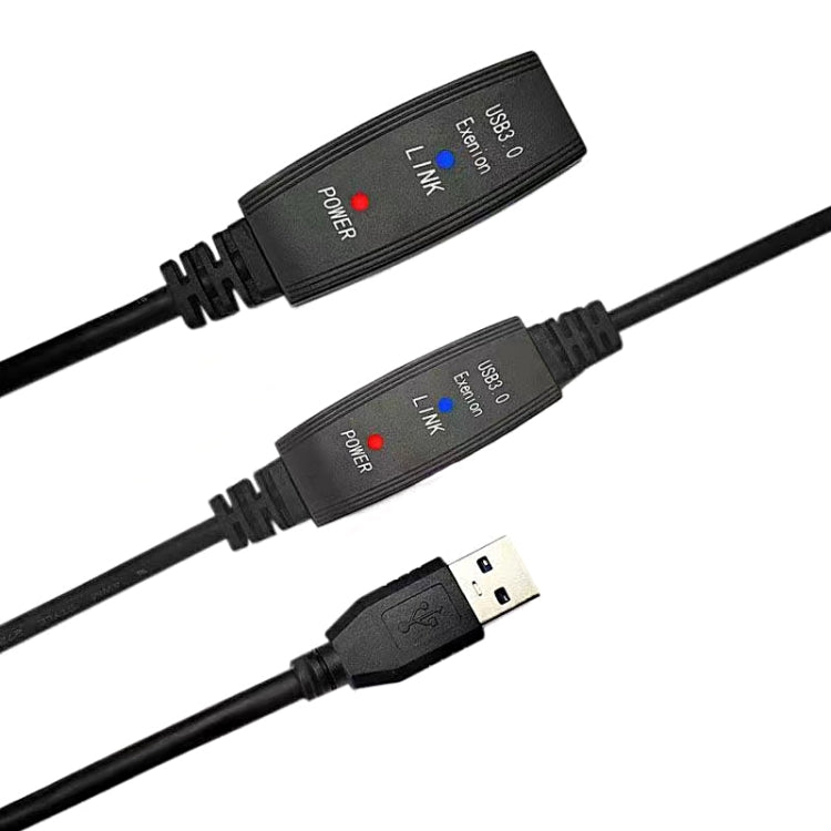 สายต่อขยาย USB 3.0 ตัวผู้เป็นตัวเมีย ความเร็วสูงพิเศษ ยาว 5 เมตร, 10 เมตร