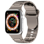 สายรัดนาฬิกาซิลิโคนสไตล์เกราะหัวเข็มขัดสี่เหลี่ยม สำหรับ Apple Watch 5 ขนาด 44 มม., สำหรับ Apple Watch 5 ขนาด 40 มม., สำหรับ Apple Watch 4 ขนาด 44 มม.