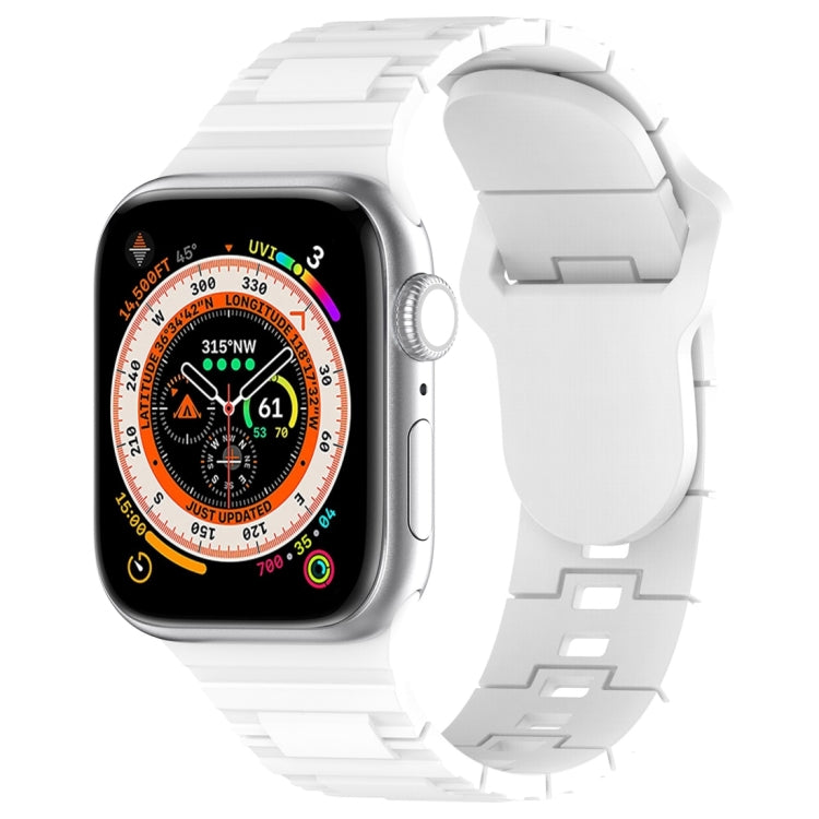 สายรัดนาฬิกาซิลิโคนสไตล์เกราะหัวเข็มขัดสี่เหลี่ยม สำหรับ Apple Watch 3 ขนาด 42 มม., สำหรับ Apple Watch 2 ขนาด 42 มม., สำหรับ Apple Watch 2 ขนาด 38 มม.