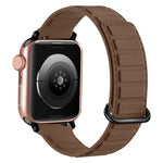 สายรัดนาฬิกาซิลิโคนแม่เหล็กแบบหัวเข็มขัดกลับ สำหรับ Apple Watch Series 5 44mm, สำหรับ Apple Watch Series 5 40mm, สำหรับ Apple Watch Series 4 44mm