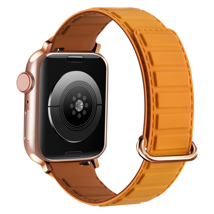 สายรัดนาฬิกาซิลิโคนแม่เหล็กแบบหัวเข็มขัดกลับ สำหรับ Apple Watch Series 4 40mm, สำหรับ Apple Watch Series 3 38mm, สำหรับ Apple Watch Series 3 42mm
