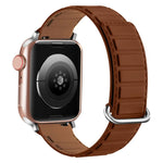 สายซิลิโคนแม่เหล็กหัวเข็มขัดกลับด้าน สำหรับ Apple Watch 38mm