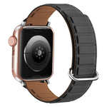 สายซิลิโคนแม่เหล็กหัวเข็มขัดกลับด้าน สำหรับ Apple Watch 38mm