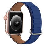 สายซิลิโคนแม่เหล็กหัวเข็มขัดกลับด้าน สำหรับ Apple Watch 38mm