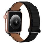 สายซิลิโคนแม่เหล็กหัวเข็มขัดกลับด้าน สำหรับ Apple Watch 38mm