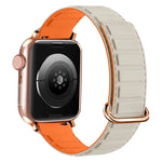สายซิลิโคนแม่เหล็กหัวเข็มขัดกลับด้าน สำหรับ Apple Watch 38mm