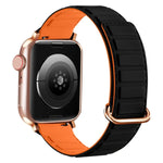 สายซิลิโคนแม่เหล็กหัวเข็มขัดกลับด้าน สำหรับ Apple Watch 38mm