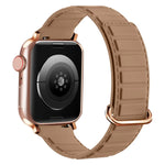 สายซิลิโคนแม่เหล็กหัวเข็มขัดกลับด้าน สำหรับ Apple Watch 38mm