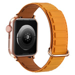 สายซิลิโคนแม่เหล็กหัวเข็มขัดกลับด้าน สำหรับ Apple Watch 38mm