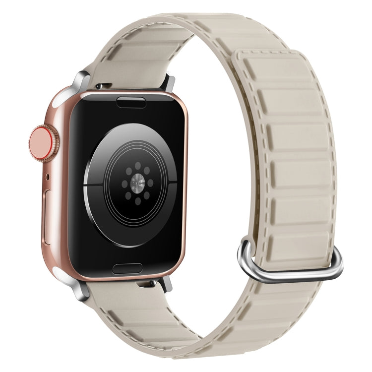 สายรัดนาฬิกาซิลิโคนแม่เหล็กแบบหัวเข็มขัดกลับ สำหรับ Apple Watch Series 2 42mm, สำหรับ Apple Watch Series 2 38mm, สำหรับ Apple Watch 42mm