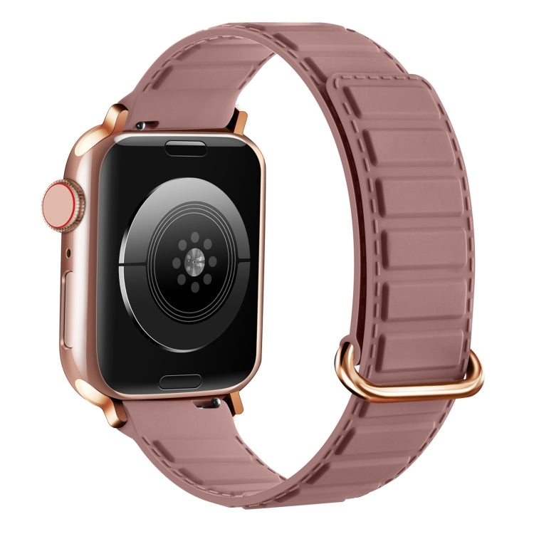สายรัดนาฬิกาซิลิโคนแม่เหล็กแบบหัวเข็มขัดกลับ สำหรับ Apple Watch SE 2023 40mm, สำหรับ Apple Watch Ultra 2 49mm, สำหรับ Apple Watch Series 9 45mm