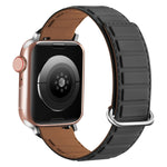 สายรัดนาฬิกาซิลิโคนแม่เหล็กแบบหัวเข็มขัดกลับด้าน สำหรับ Apple Watch Series 10 ขนาด 46 มม., สำหรับ Apple Watch Series 10 ขนาด 42 มม., สำหรับ Apple Watch SE 2023 ขนาด 44 มม.