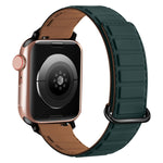 สายรัดนาฬิกาซิลิโคนแม่เหล็กแบบหัวเข็มขัดกลับด้าน สำหรับ Apple Watch Series 10 ขนาด 46 มม., สำหรับ Apple Watch Series 10 ขนาด 42 มม., สำหรับ Apple Watch SE 2023 ขนาด 44 มม.
