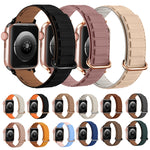 สายรัดนาฬิกาซิลิโคนแม่เหล็กแบบหัวเข็มขัดกลับ สำหรับ Apple Watch Series 4 40mm, สำหรับ Apple Watch Series 3 38mm, สำหรับ Apple Watch Series 3 42mm