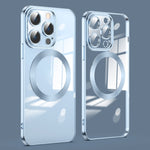 Lens Protector MagSafe Electroplated Phone Case, For iPhone 15 Pro Max, For iPhone 15 Pro, For iPhone 15 Plus, For iPhone 15