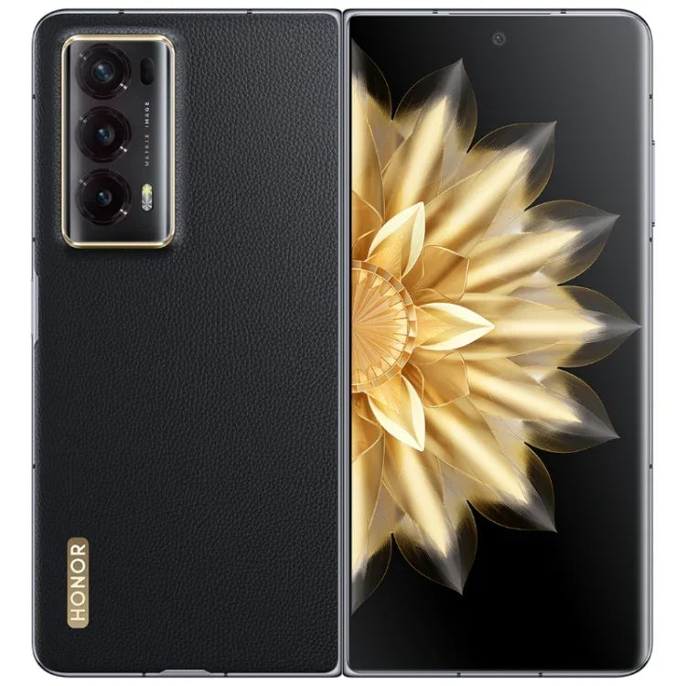 Honor Magic V2 Ultimate 5G, หน้าจอ 7.92 นิ้ว + 6.43 นิ้ว MagicOS 7.2 Snapdragon 8 Gen2 Octa Core สูงสุด 3.36GHz, เครือข่าย: 5G, OTG, ไม่รองรับ Google Play, 16GB+1TB