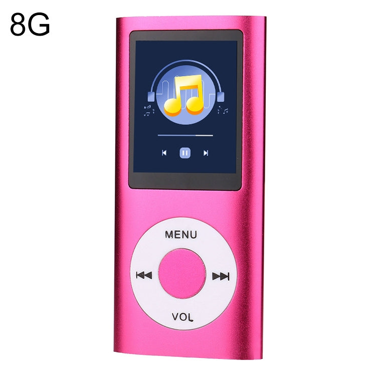 เครื่องเล่น MP4 หน้าจอ TFT 1.8 นิ้ว ตัวเครื่องโลหะ พร้อมการ์ด TF 8G + หูฟัง + สาย, พร้อมการ์ด TF 16G + หูฟัง + สาย, พร้อมหูฟัง + สาย