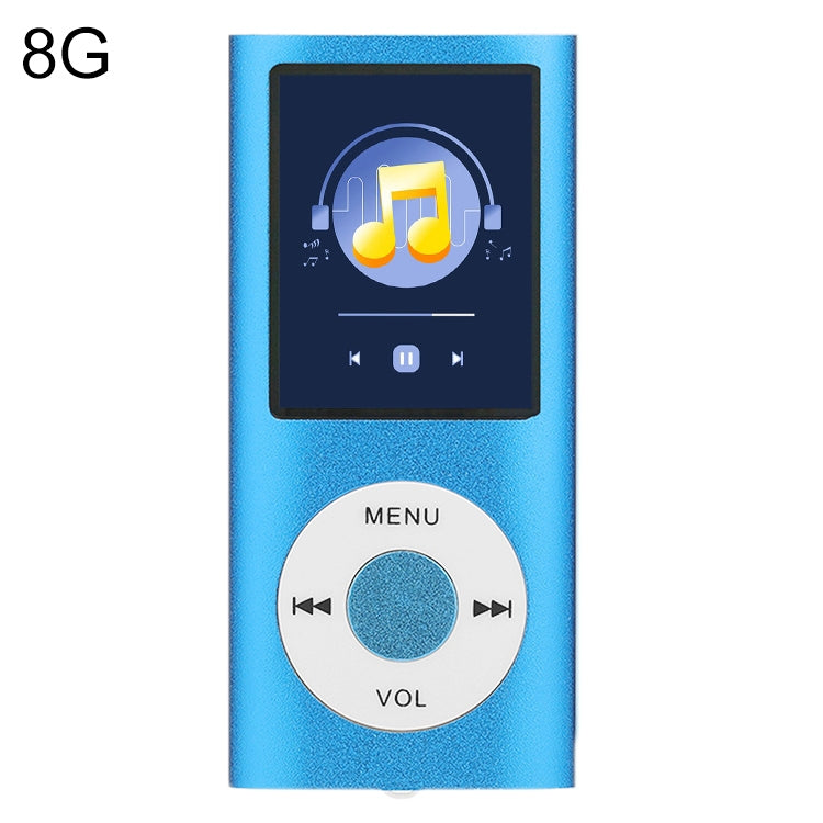 เครื่องเล่น MP4 หน้าจอ TFT 1.8 นิ้ว ตัวเครื่องโลหะ พร้อมการ์ด TF 8G + หูฟัง + สาย, พร้อมการ์ด TF 16G + หูฟัง + สาย, พร้อมหูฟัง + สาย