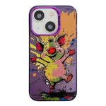 Animal Pattern Oil Painting Series PC + TPU Phone Case, For iPhone 15