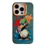 เคสโทรศัพท์ PC + TPU ซีรีส์ภาพวาดน้ำมันลายสัตว์ สำหรับ iPhone 16 Pro Max
