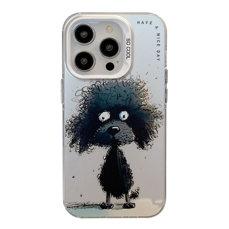 เคสโทรศัพท์ PC + TPU ซีรีส์ภาพวาดน้ำมันลายสัตว์ สำหรับ iPhone 16 Pro Max