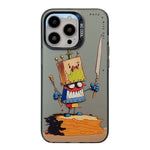 เคสโทรศัพท์ PC + TPU ซีรีส์ภาพวาดน้ำมันลายสัตว์ สำหรับ iPhone 16 Pro Max
