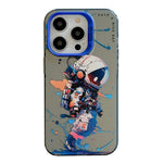 เคสโทรศัพท์ลายภาพวาดน้ำมันสัตว์ PC + TPU สำหรับ iPhone 16 Pro