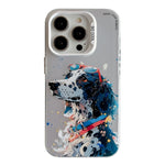 เคสโทรศัพท์ลายภาพวาดน้ำมันสัตว์ PC + TPU สำหรับ iPhone 16 Pro