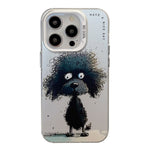 เคสโทรศัพท์ลายภาพวาดน้ำมันสัตว์ PC + TPU สำหรับ iPhone 16 Pro