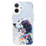เคสโทรศัพท์ PC + TPU ซีรีส์ภาพวาดน้ำมันลายสัตว์ สำหรับ iPhone 17