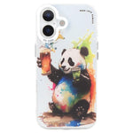 เคสโทรศัพท์ PC + TPU ซีรีส์ภาพวาดน้ำมันลายสัตว์ สำหรับ iPhone 17