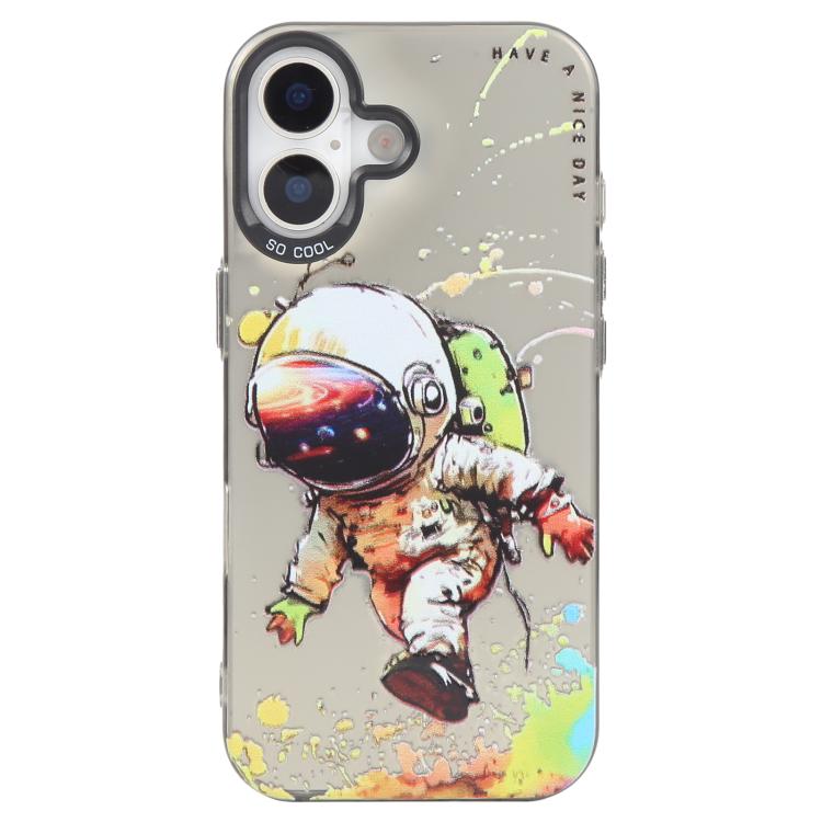 เคสโทรศัพท์ PC + TPU ซีรีส์ภาพวาดน้ำมันลายสัตว์ สำหรับ iPhone 17