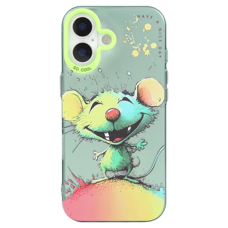 เคสโทรศัพท์ PC + TPU ซีรีส์ภาพวาดน้ำมันลายสัตว์ สำหรับ iPhone 17