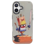 เคสโทรศัพท์ PC + TPU ซีรีส์ภาพวาดน้ำมันลายสัตว์ สำหรับ iPhone 17
