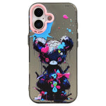 เคสโทรศัพท์ PC + TPU ซีรีส์ภาพวาดน้ำมันลายสัตว์ สำหรับ iPhone 17