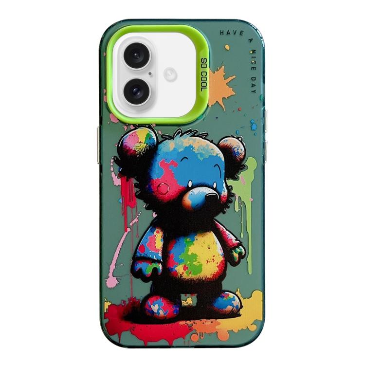 เคสโทรศัพท์ PC + TPU ซีรีส์ภาพวาดน้ำมันลายสัตว์ สำหรับ iPhone Air